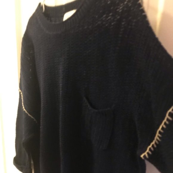 Navy Blue sweater, Large, WRAP of London, - Picture 4 of 5